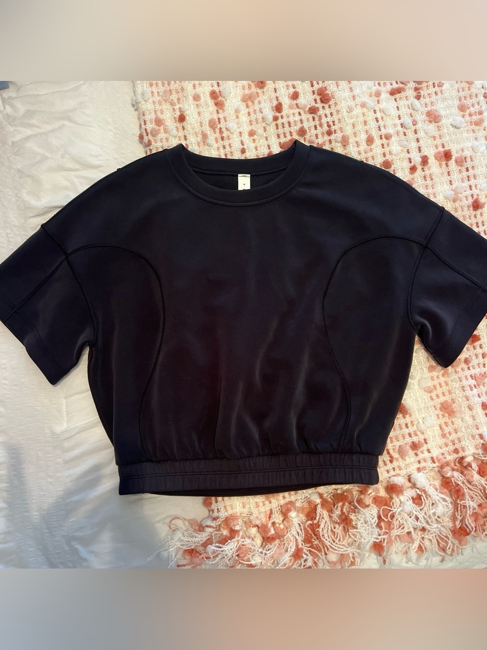 Lululemon Softstreme Gathered T-shirt, black